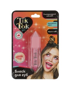 Блеск для губ цвет розовый 5 мл TikTok Girl LG77520TTG Tik tok girl