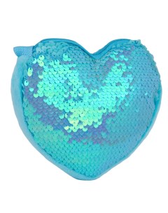 Сумка детская с пайетками сердце 17 15 1 см цвет голубой Nazamok