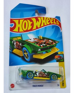 Машинка базовой коллекции TRACK MANGA зеленая C4982 HKH45 Hot wheels