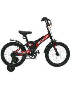Детский велосипед Jet 16 Z010 черный с дополнительными колесами Stels