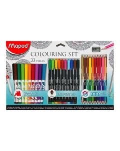 Набор для рисования Color Peps 33 предмета фломастеры ручка капилярная карандаши Maped