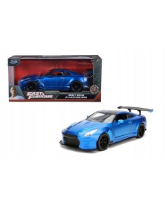 Машина игрушечная Jada Fast and Furious 1 24 Nissan Ben Sopra Gt R R35 синий Iqchina