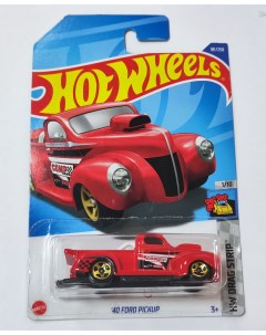 Машинка базовой коллекции 40 FORD PICKUP красный C4982 HCX61 Hot wheels