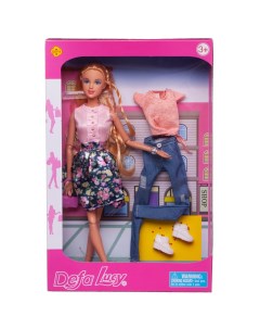 Кукла Defa Lucy Городская модница в блузе и юбке с доп комплектом одежды 29 см 8383d юбка Abtoys