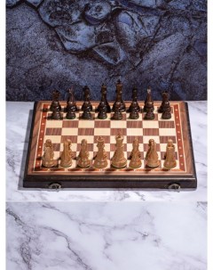 Шахматы подарочные фигуры с утяжелением из ясень 45 см Lavochkashop