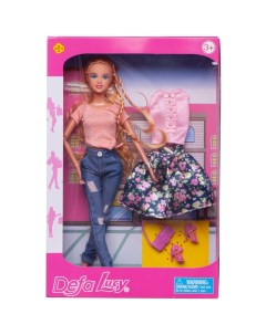 Кукла Defa Lucy Городская модница дополнительный комплект одежды 29 см 8383d джинсы Abtoys