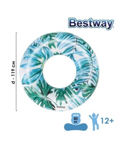 Круг для плавания Тропики 119 см цвета микс 36237 Bestway