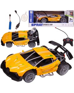 Машинка р у Junfa гоночная 1 18 27Мгц с эффектами желтый WD 22983 желтый Junfa toys