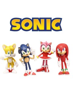 Фигурка Sonic All Stars набор 4шт Nobrand