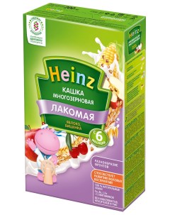 Каша молочная Многозерновая яблоко вишенка с 6 мес 200 г Heinz