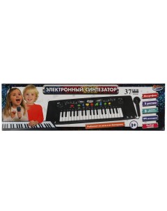 Пианино электронный синтезатор 37 клавиш микрофон 2005M197 R Играем вместе