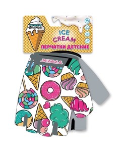 Перчатки TRIX Nw Ice Cream детск 6XS гелев вставки лайкра искусств замша антисколь Nobrand