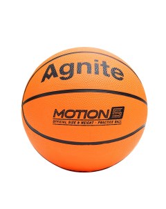 Мяч баскетбольный Rubber Basketball Motion Series 5 оранжевый Agnite