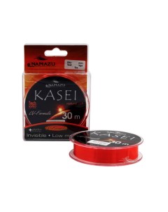 Леска монофильная Kasei 0 14 мм 30 м 1 72 кг красный Namazu