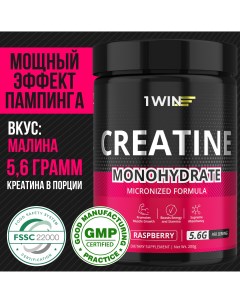 Креатин моногидрат Creatine Monohydrate малина порошок 30 порций 1win