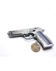 Пистолет зажигалка Beretta Chetah металлик Nobrand