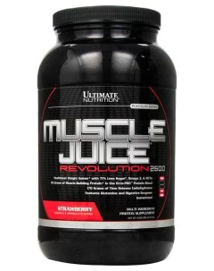 Гейнер Muscle Juice 2544 6000g Клубника Ultimate nutrition