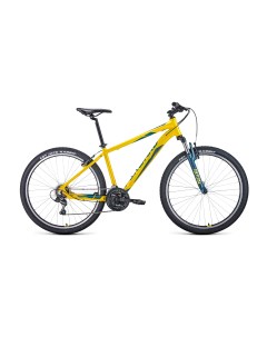 Велосипед Apache 27 5 1 2 2021 17 желтый зеленый Forward