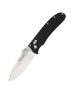 Складной нож D704 BK 200мм черный серый коробка картонная Ganzo