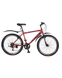 Велосипед горный 26V 205 2024 красный матовый 26 колесо Veltory