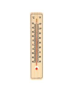 Термометр деревянный Классик малый блистер 20х4см Inbloom
