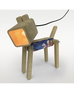 Настольная лампа Собака игры геншин новый год 1371 Бруталити