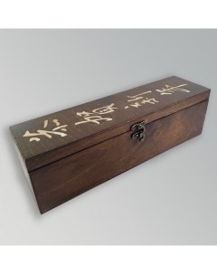 Коробка для чайных пакетиков эстетика азия япония иероглифы 39 Бруталити
