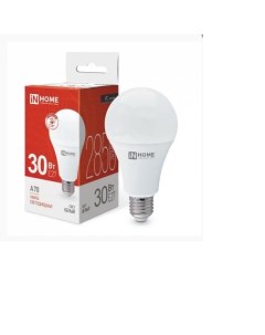 Лампа светодиодная LED A70 VC 30Вт грушевидная 4000К нейтр бел E27 In home
