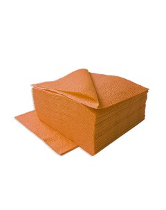 Салфетки бумажные 33 см оранжевый 400 шт Торус
