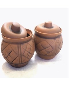 Набор горшков для запекания 650мл 2шт Кунгурская керамика