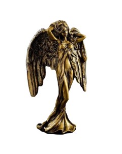 Фигура Ангел золото 7х13х22 5см Хорошие сувениры