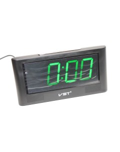 Часы 732 4 1 дисплей зеленый с будильником USB Vst