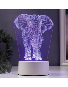 Светильник Слон LED RGB от сети 9 5х12 5х19см Nobrand