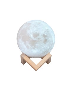 Реалистичный 3D Светильник Луна Livex Moon Lamp 15см с пультом д у сенсорный беспроводно Nobrand