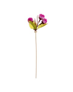 Искусственный сиреневый цветок на палочке Цветок 25 см Страна карнавалия