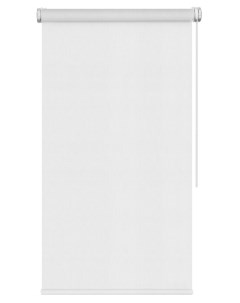 Штора рулонная Шантунг 70x160 см белая Inspire