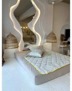 Комплект постельного белья Евро Лен Одеяло 200x220 50x70 Sleeping place