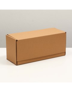 Коробка самосборная бурая 42 5 x 16 5 x 19 см Nobrand