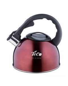 Чайник для плиты ТС 103 бордовый 3л со свистком Teco