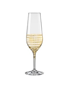 Бокалы для шампанского Аморосо 10522 200 мл 2 шт Crystalex