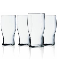 Набор бокалов для пива прозрачного цвета 4 шт Осз