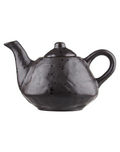 Чайник заварочный Оникс керамический 600 мл черный Дымов