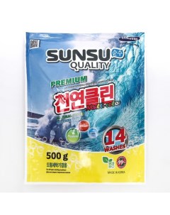 Стиральный порошок SUNSU Q концентрированный для стирки цветного белья 500 г Sunsu quality