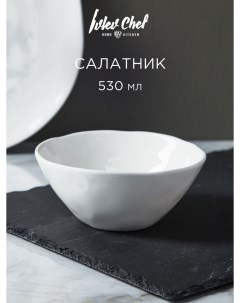 Салатник Вейв фарфор 15 х 15 х 6 5 см белый Ivlev chef