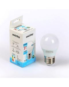 Лампа cветодиодная Е27 G45 7 Вт 4000 К дневной белый свет Smartbuy