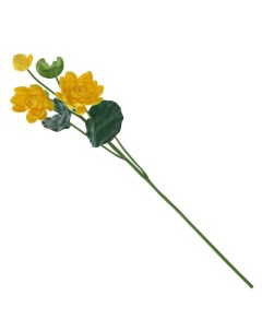 Цветок искусственный Лотос 22x22x1055 см 795800 Желтый Flando