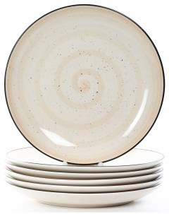 Тарелки обеденные керамические 6 шт 27 см 139 27108 6 Elrington