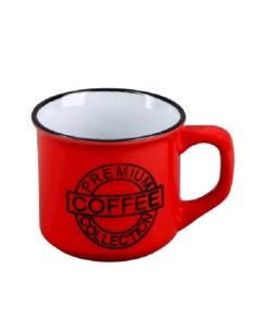 Кружка Кофе красная керамика 165 мл Доляна