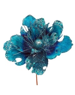 Цветок искусственный 29x29x22 см 262265 Синий Flando