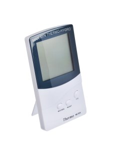 Термометр электронный выносной датчик температуры влажность 12 5x7см Inbloom